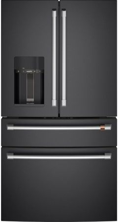 Café™ 22.3 Cu. Ft. Matte Black Counter Depth French Door Refrigerator