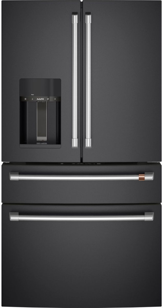 Réfrigérateur à portes françaises de 36 po à profondeur comptoir Café™ de 22.3 pi³ - Noir mat