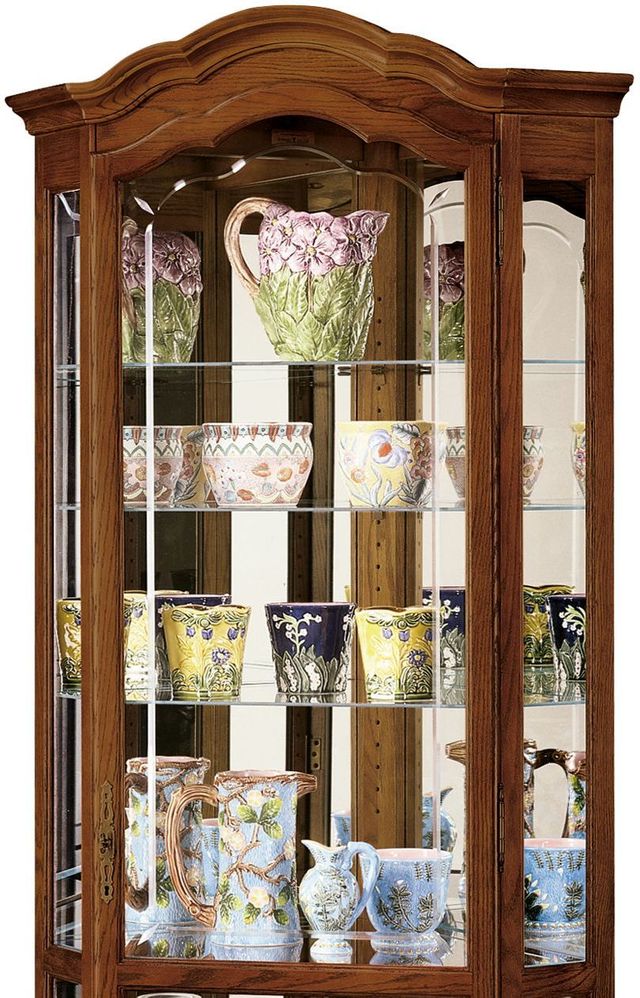 Howard Miller® Jamestown II Oak Yorkshire Curio Cabinet 1