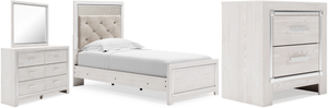 Signature Design by Ashley® Altyra 4-Piece White Twin Panel Bed Set