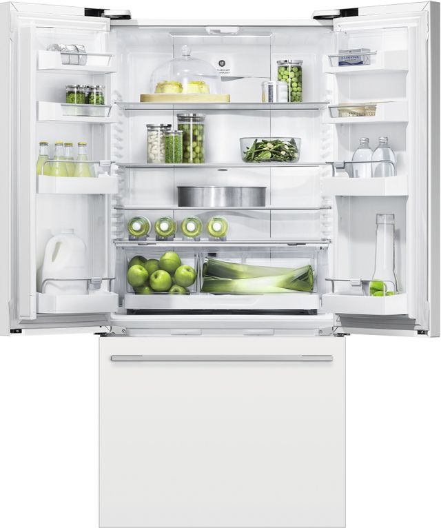 Fisher & Paykel Series 7 16.9 Cu. Ft. White French Door Refrigerator 1