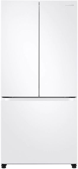 Samsung 19.5 Cu. Ft. Fingerprint Resistant White French Door Refrigerator-0