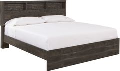 Signature Design by Ashley® Vay Bay Charcoal King Bookcase Bed