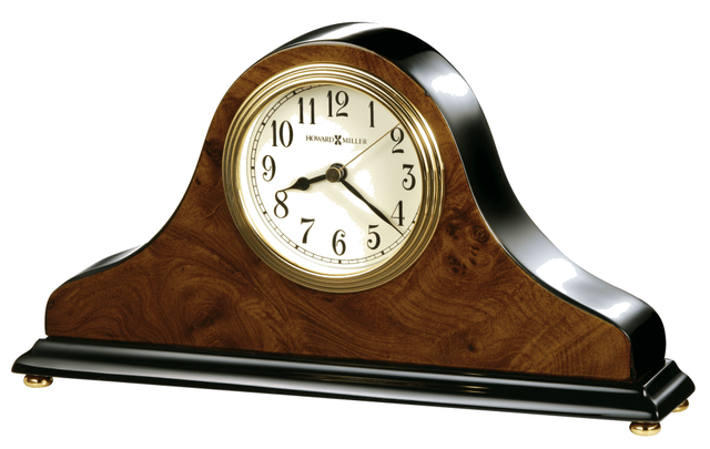 Howard Miller® Baxter Walnut Piano Tabletop Clock