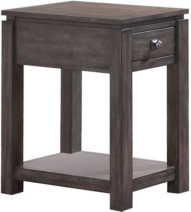 Winners Only® Hartford Warm Grey Side Table
