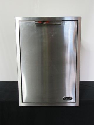 OUT OF BOX DCS 20.31" Brushed Stainless Steel Outdoor Trash Bin