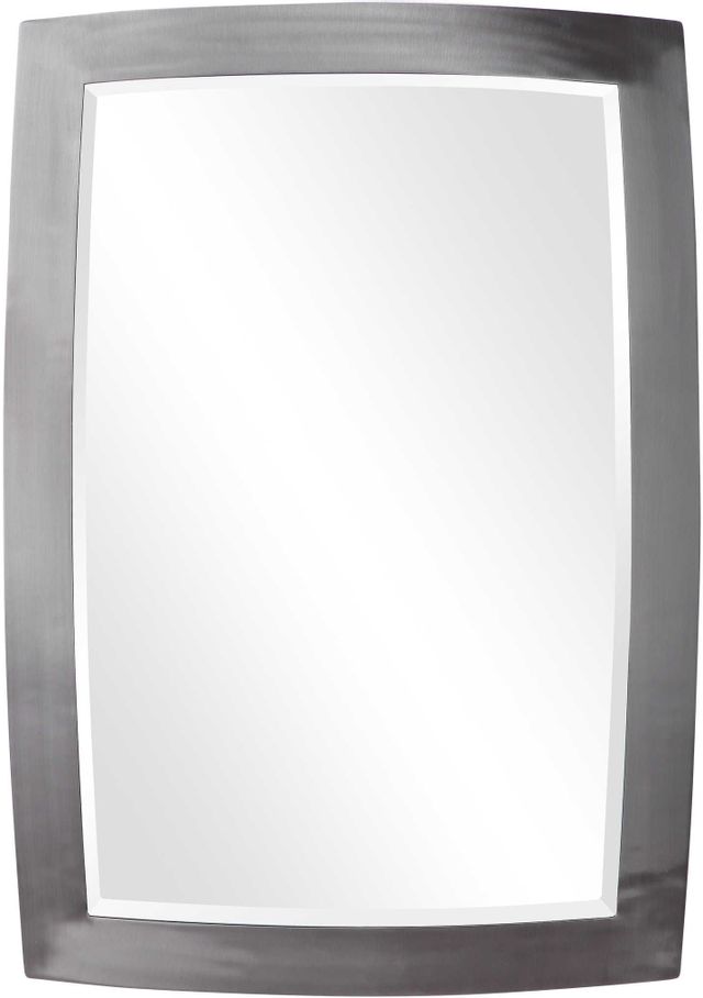 Uttermost® by John Kowalski Haskill Brushed Nickel Mirror-0