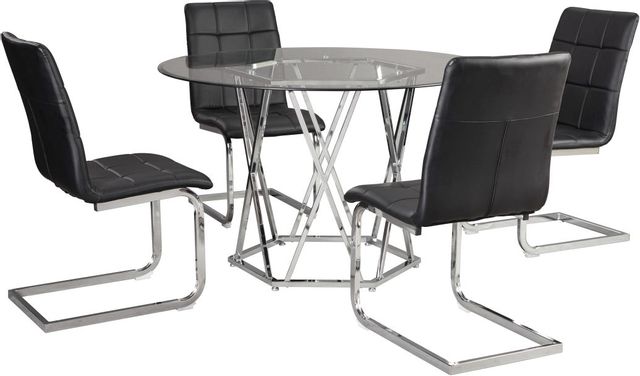 Signature Design by Ashley® Madanere Chrome Dining Room Table 3
