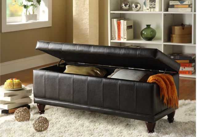 Homelegance® Afton Collection Lift-Top Storage Bench 2
