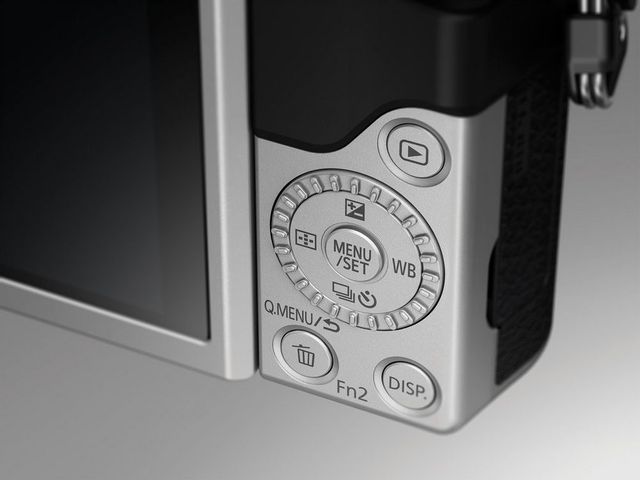Panasonic® LUMIX GX850 Silver 16MP 4K Mirrorless ILC Camera 9