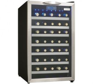 Danby® Designer® 4.0 Cu. Ft. Stainless Steel Wine Cooler 1