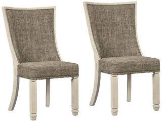 Signature Design by Ashley® Bolanburg 2-Piece Two-Tone Dining Chair Set