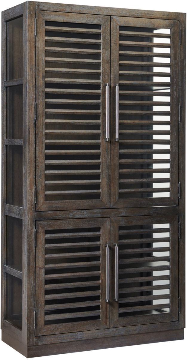 Universal Explore Home™ Curated Carnaby Brownstone Display Cabinet-1