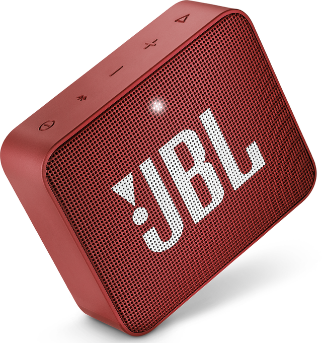 JBL® GO 2 Portable Bluetooth Speaker-Ruby Red-3