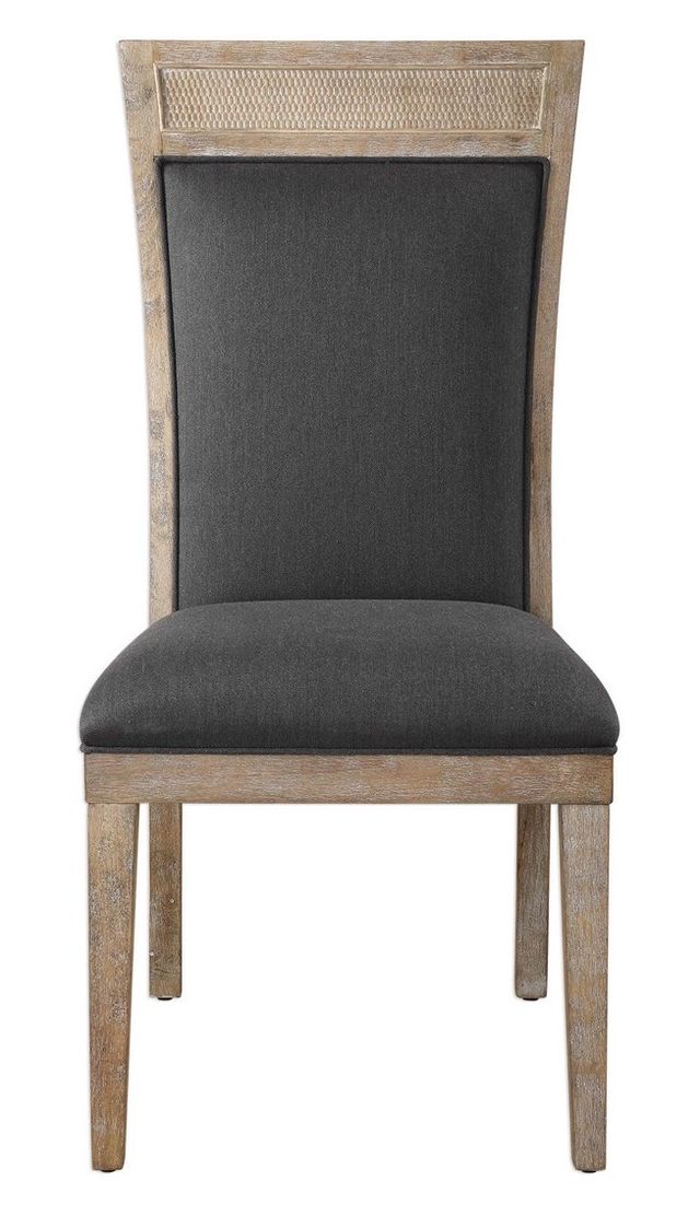 Uttermost® Encore Dark Gray Armless Chair
