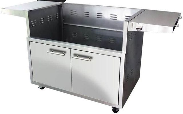 XO 73" Stainless Steel Outdoor Grill Cart-0