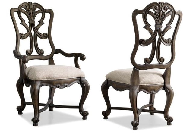 Hooker® Furniture Rhapsody Wood Back Arm Chairs 1