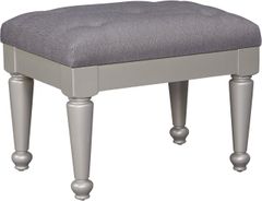 Signature Design by Ashley® Coralayne Silver Upholstered Stool