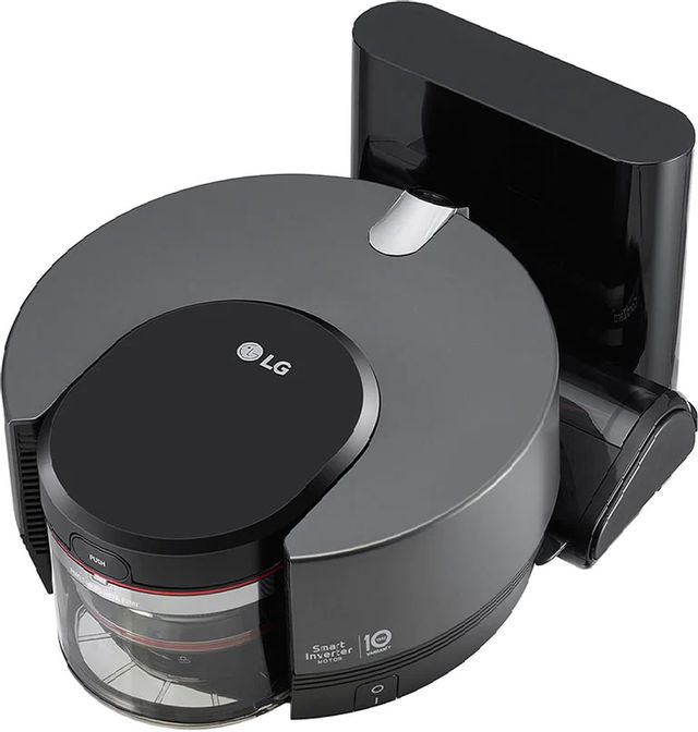 LG CordZero™ ThinQ Matte Gray Robotic Vacuum-0