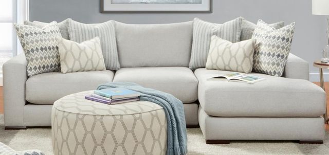 Fusion Furniture 1050 Braxton Fog 2 Piece Chaise Sectional 1050 21l 26r Braxton Fog Colder S Milwaukee Area