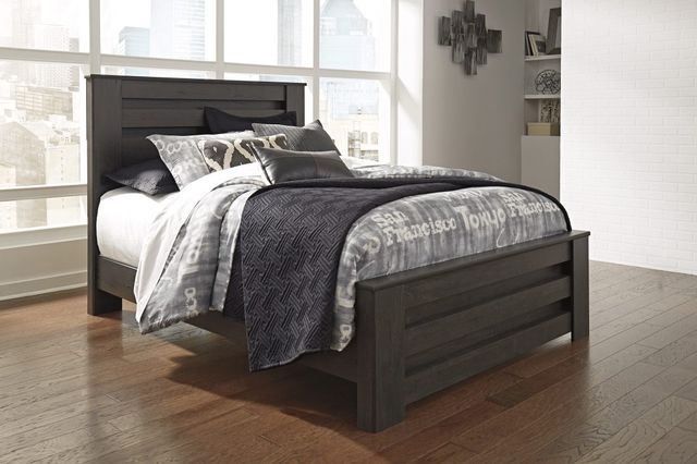 Signature Design by Ashley® Brinxton Charcoal Queen Panel Bed 11