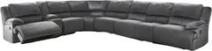Signature Design by Ashley® Clonmel 8-Piece Charcoal Power Reclining Sectional