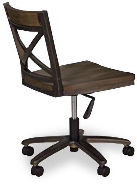 homestyles® Xcel Brown Swivel Desk Chair-1