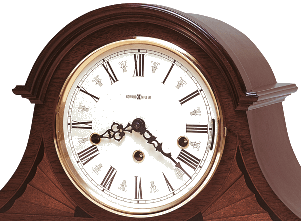 Howard Miller® Downing Copley Mahogany Mantel Clock 1