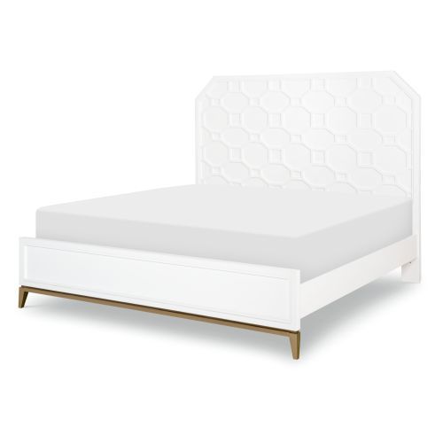 Legacy Classic Furniture Chelsea by Rachael Ray Bright White 4 Piece Queen Panel Bedroom Set-1