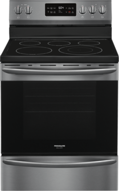 Frigidaire Gallery® 30" Smudge Proof® Black Stainless Steel Free Standing Electric Range