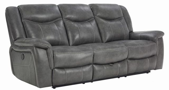 Coaster® Conrad Grey Reclining Sofa | L.V. Sofa Factory | Henderson, NV