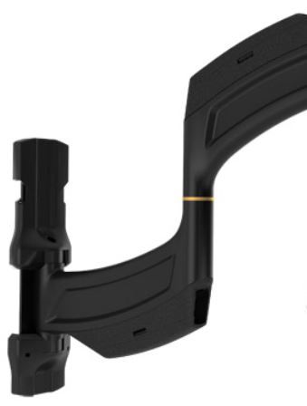 Chief® Professional AV Solutions Black Medium THINSTALL™ Dual Swing Arm Wall Mount 1