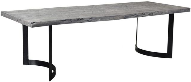 Moe's Home Collection Bent Weathered Grey Small Dining Table 1