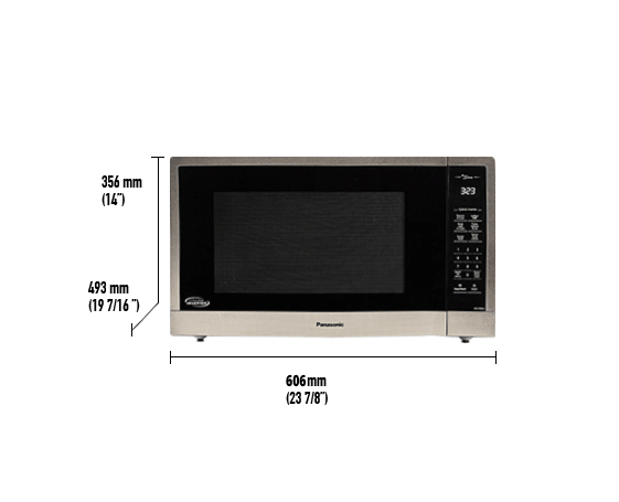 Panasonic Evolved 2.2 Cu. Ft. Stainless Steel Countertop Microwave 1