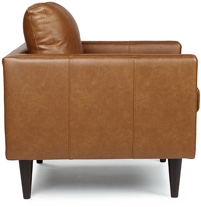 Best™ Home Furnishings Trafton Brown/Dark Walnut Leather Chair & A Half 17
