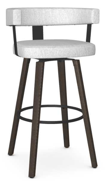 Amisco lars low store back counter stool