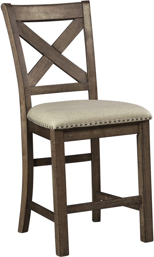 Signature Design by Ashley® Moriville Beige Counter Stool-0