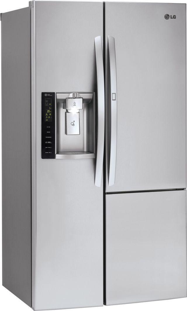 LG 21.74 Cu. Ft. Stainless Steel Counter Depth Side-by-Side Refrigerator 7