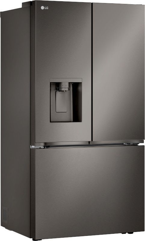 LG 25.5 Cu. Ft. PrintProof™ Black Stainless Steel Counter Depth French Door Refrigerator -3