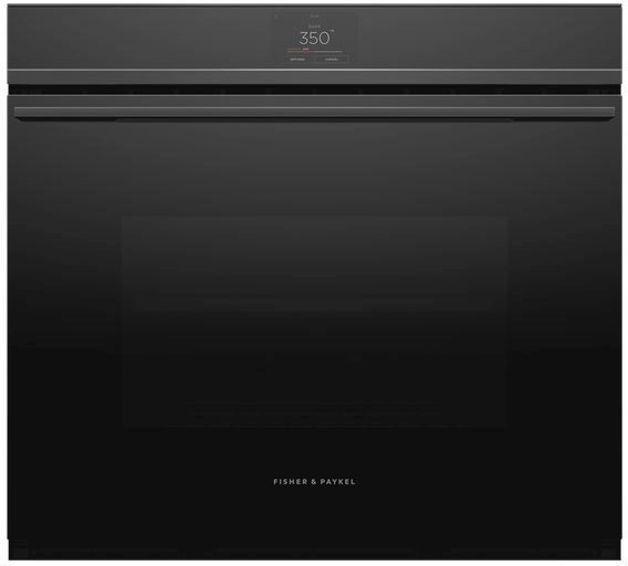 Fisher & Paykel Series 9 30" Black Electric Built In Single Oven-0