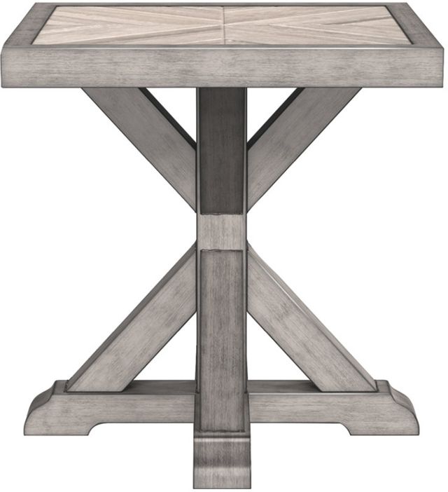 Signature Design by Ashley® Beachcroft Beige Square End Table