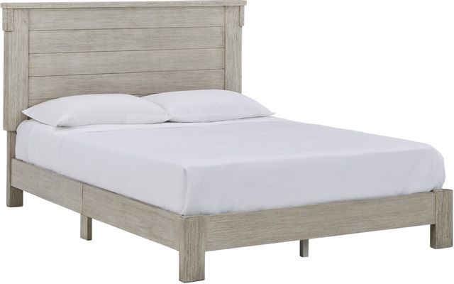 Signature Design by Ashley® Hollentown Whitewash Full Panel Bed