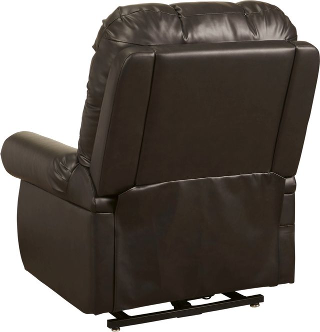 Signature Design by Ashley® Mopton Chocolate Power Lift Recliner 22