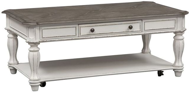 Liberty Furniture Magnolia Two-tone Manor Cocktail Table 1