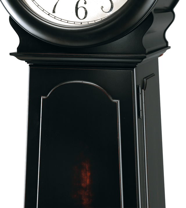 Howard Miller® Nashua Worn Black Grandfather Clock 2