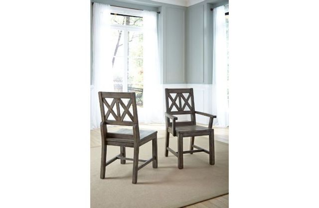 Kincaid Furniture Foundry Brown Wood Arm Chair 1