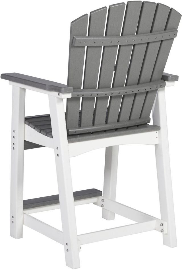 Signature Design by Ashley® Transville 2-Piece Gray/White Counter Height Bar Stool Set-2