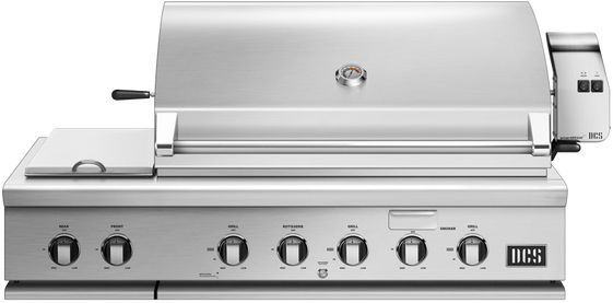 DCS Series 7 48" Brushed Stainless Steel Traditional Built In Propane Gas Grill