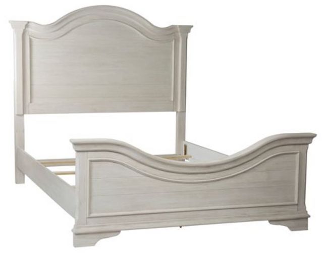 Liberty Bayside Antique White Queen Panel Bed 9