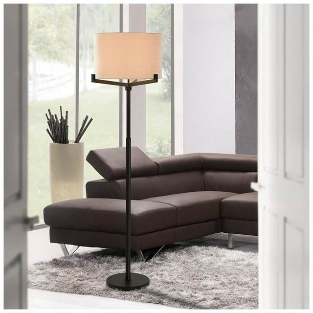 Style Craft Brushed Black Floor Lamp-1